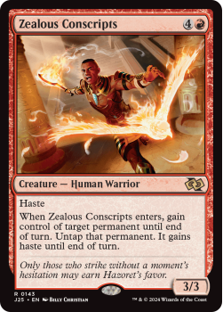 Zealous Conscripts single card from Magic the Gathering