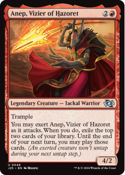 Anep, Vizier of Hazoret (ANIME) single card from Magic the Gathering