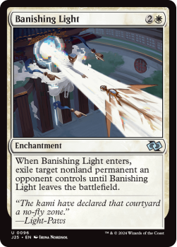 Banishing Light single card from Magic the Gathering
