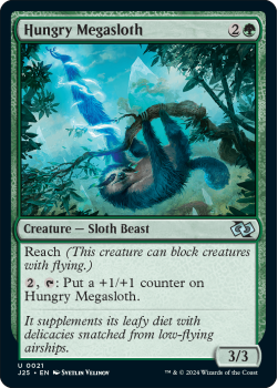 Hungry Megasloth single card from Magic the Gathering