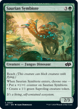 Saurian Symbiote single card from Magic the Gathering