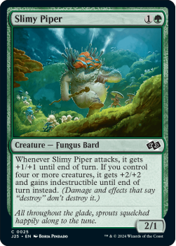 Slimy Piper single card from Magic the Gathering