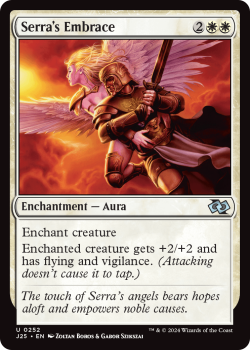 Serra's Embrace single card from Magic the Gathering