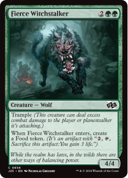 Fierce Witchstalker single card from Magic the Gathering