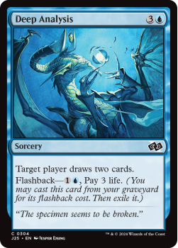 Deep Analysis single card from Magic the Gathering