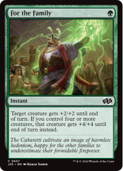 For the Family single card from Magic the Gathering