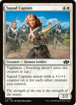 Squad Captain single card from Magic the Gathering