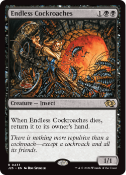 Endless Cockroaches single card from Magic the Gathering