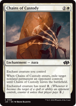 Chains of Custody single card from Magic the Gathering