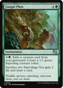 Fungal Plots single card from Magic the Gathering