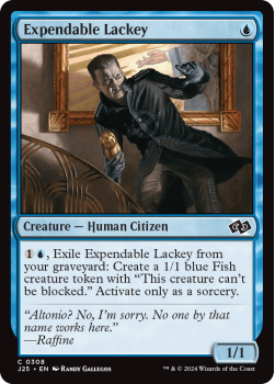 Expendable Lackey single card from Magic the Gathering