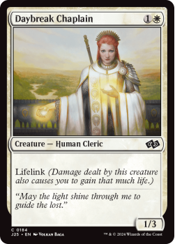 Daybreak Chaplain single card from Magic the Gathering
