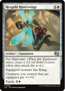 Hexgold Hoverwings single card from Magic the Gathering