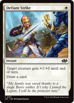 Defiant Strike single card from Magic the Gathering