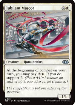 Jubilant Mascot single card from Magic the Gathering