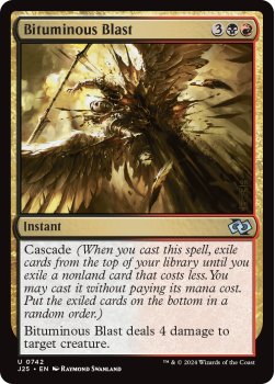 Bituminous Blast single card from Magic the Gathering