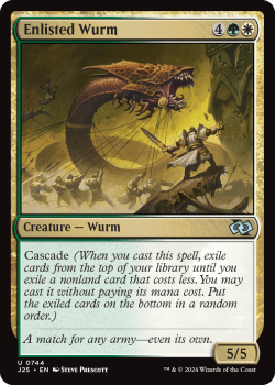 Enlisted Wurm single card from Magic the Gathering