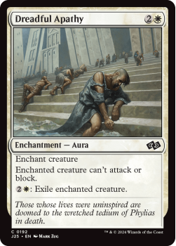 Dreadful Apathy single card from Magic the Gathering