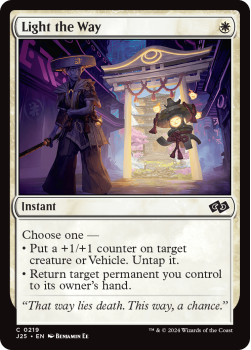 Light the Way single card from Magic the Gathering