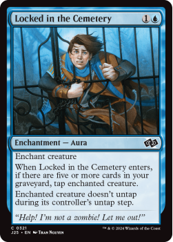 Locked in the Cemetery single card from Magic the Gathering