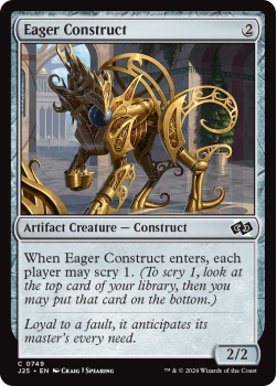 Eager Construct single card from Magic the Gathering