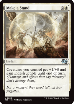 Make a Stand single card from Magic the Gathering