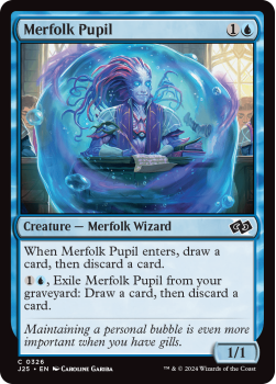 Merfolk Pupil single card from Magic the Gathering
