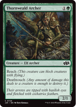 Thornweald Archer single card from Magic the Gathering