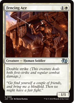 Fencing Ace single card from Magic the Gathering
