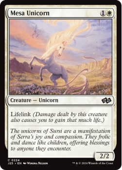 Mesa Unicorn single card from Magic the Gathering