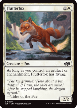 Flutterfox single card from Magic the Gathering