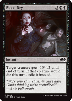 Bleed Dry single card from Magic the Gathering