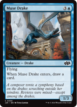 Muse Drake single card from Magic the Gathering