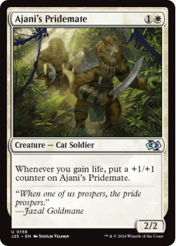 Ajani's Pridemate single card from Magic the Gathering