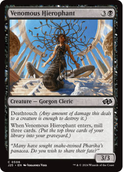 Venomous Hierophant single card from Magic the Gathering