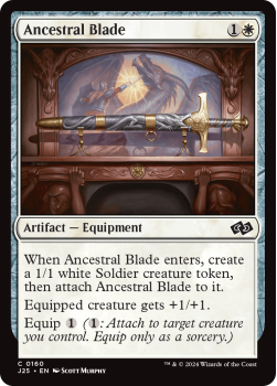 Ancestral Blade single card from Magic the Gathering