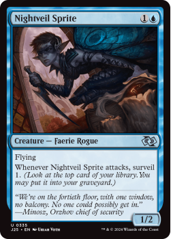 Nightveil Sprite single card from Magic the Gathering