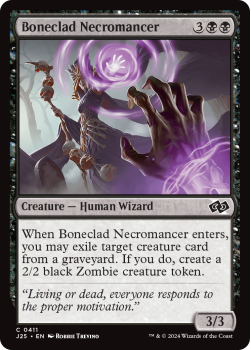 Boneclad Necromancer single card from Magic the Gathering