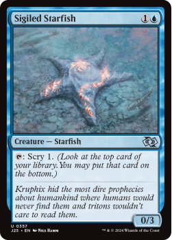 Sigiled Starfish single card from Magic the Gathering