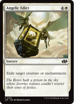 Angelic Edict single card from Magic the Gathering