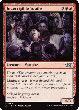 Incorrigible Youths single card from Magic the Gathering