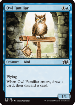 Owl Familiar single card from Magic the Gathering