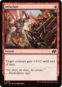 Infuriate single card from Magic the Gathering