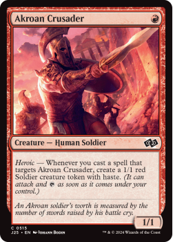 Akroan Crusader single card from Magic the Gathering