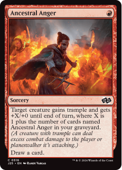 Ancestral Anger single card from Magic the Gathering