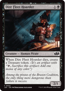 Dire Fleet Hoarder single card from Magic the Gathering