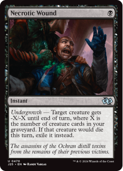 Necrotic Wound single card from Magic the Gathering