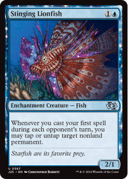 Stinging Lionfish single card from Magic the Gathering