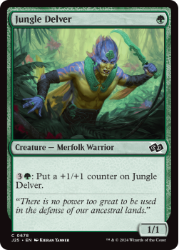 Jungle Delver single card from Magic the Gathering