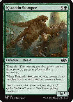 Kazandu Stomper single card from Magic the Gathering